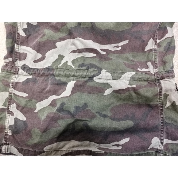Teacoot Camouflage Utility Jacket Army Green Military Style Pockets Size S - Picture 10 of 11